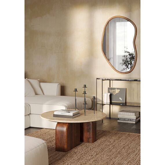 Столик кофейный Torhill, 80 см, бежевый/орех, Bergenson Bjorn, изображение 8