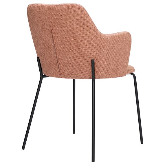 Стул Dwight, фактурный шенилл, коралловый, Bergenson Bjorn, изображение 9