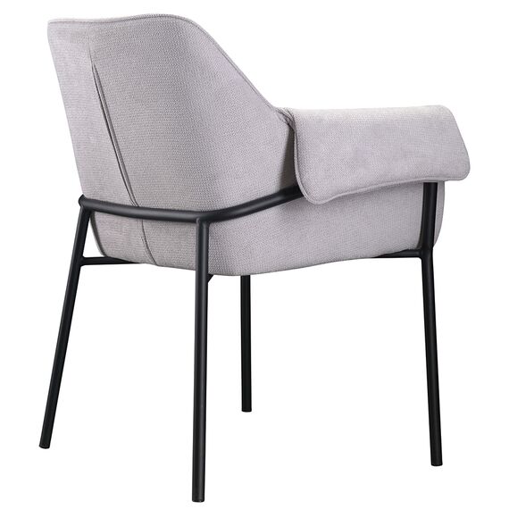 Стул Aline, шенилл, светло-серый, Bergenson Bjorn, изображение 12