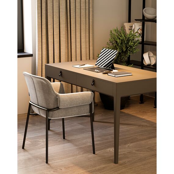 Стул Aline, шенилл, молочный, Bergenson Bjorn, изображение 6