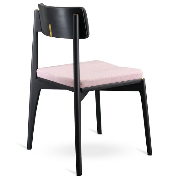 Стул Aska, рогожка, черный/темно-серый/розовый, LATITUDE, изображение 3
