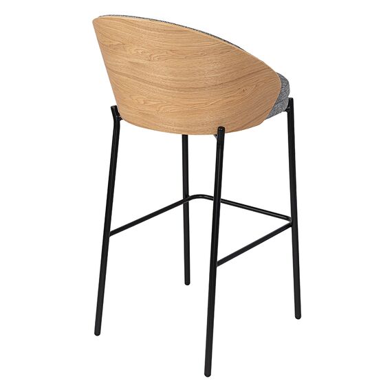 Стул барный Cloud, рогожка, грифельно-серый, Bergenson Bjorn, изображение 3