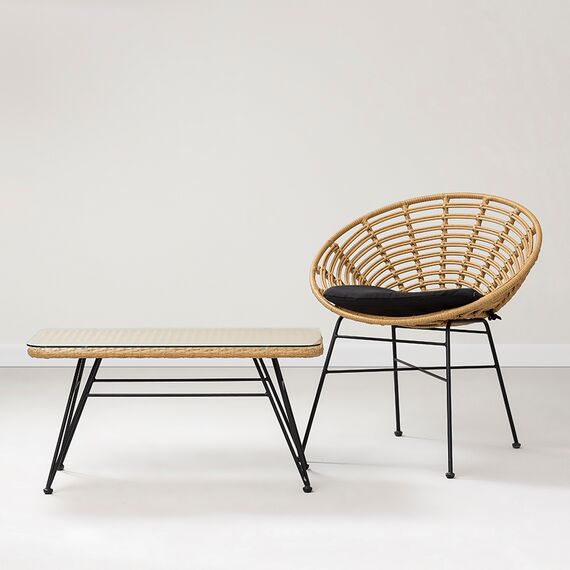 Стул Vetle Round, ротанг, Bergenson Bjorn, изображение 7