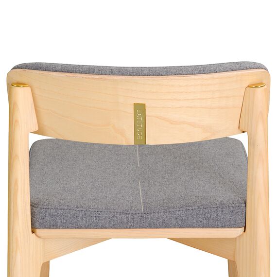 Стул барный Aska, рогожка, ясень/серый, LATITUDE, изображение 5