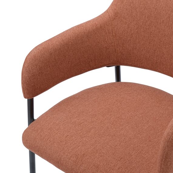 Стул Wendy, рогожка, терракота, Bergenson Bjorn, изображение 11