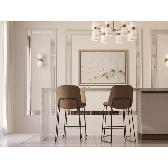 Стул барный Niels, рогожка, темно-коричневый, Bergenson Bjorn, изображение 8