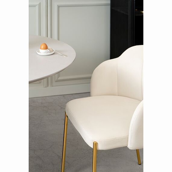 Стул Shelly, велюр, молочный, Bergenson Bjorn, изображение 7