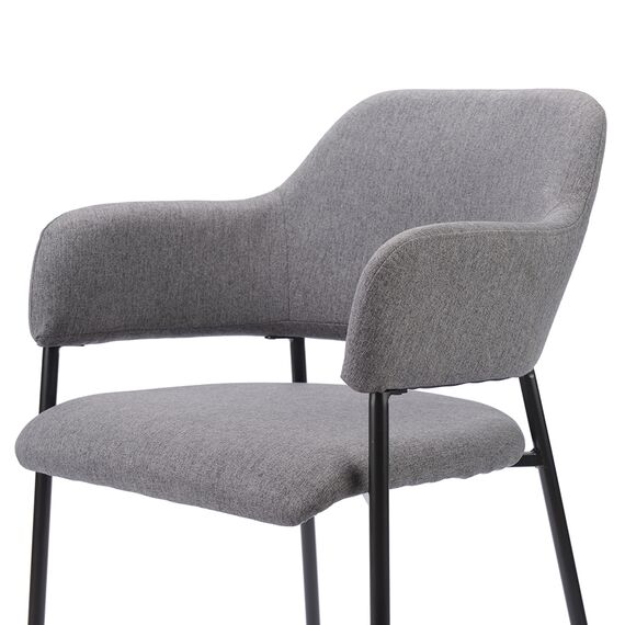 Стул Wendy, рогожка, темно-серый, Bergenson Bjorn, изображение 17