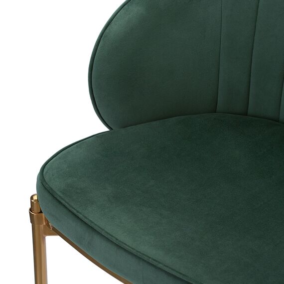 Стул барный Coral, велюр, темно-зеленый, Bergenson Bjorn, изображение 8