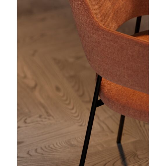 Стул Wendy, рогожка, терракота, Bergenson Bjorn, изображение 6