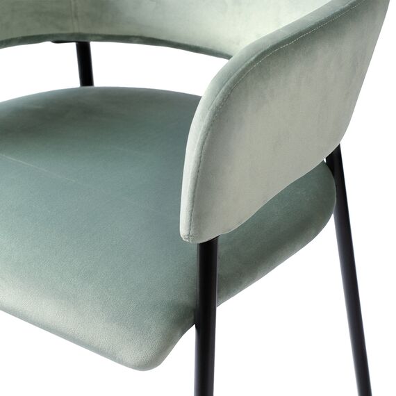 Стул Wendy, велюр, серо-зеленый, Bergenson Bjorn, изображение 16