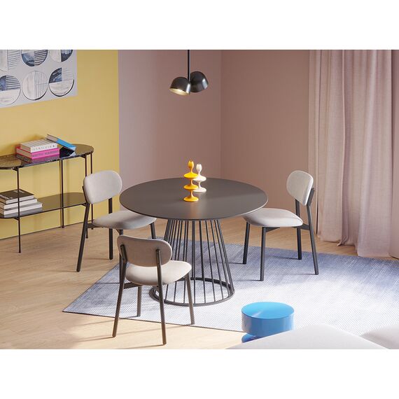 Стул Round, рогожка, дымчато-серый, Bergenson Bjorn, изображение 11