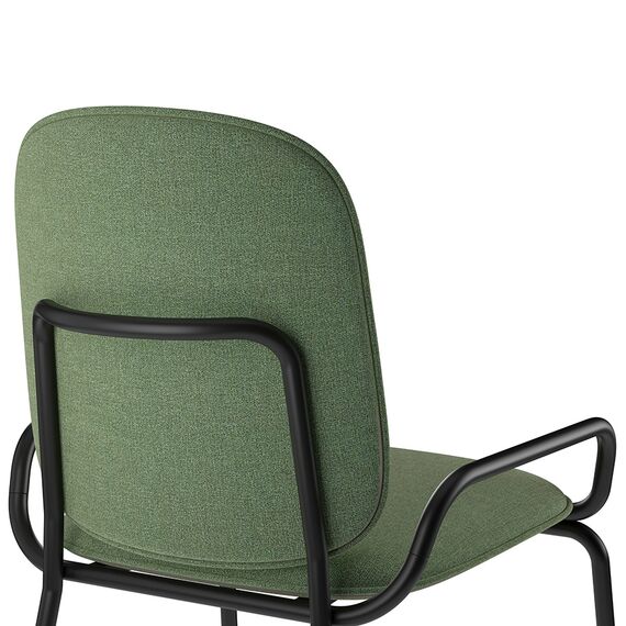 Стул Ror, 2 Frame, рогожка, черный /зеленый, LATITUDE, изображение 4