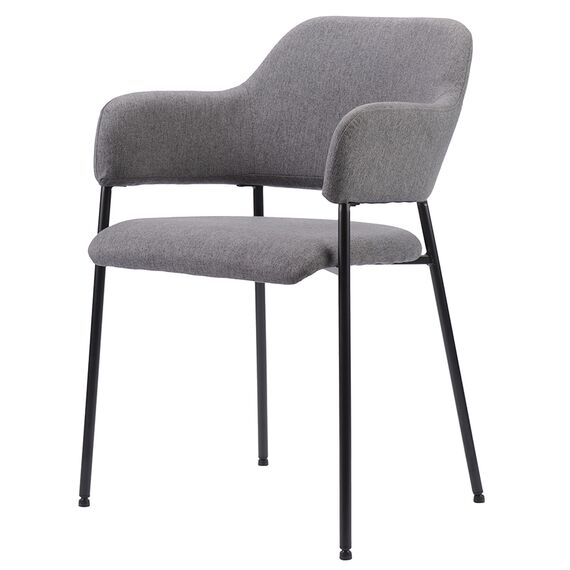 Стул Wendy, рогожка, темно-серый, Bergenson Bjorn