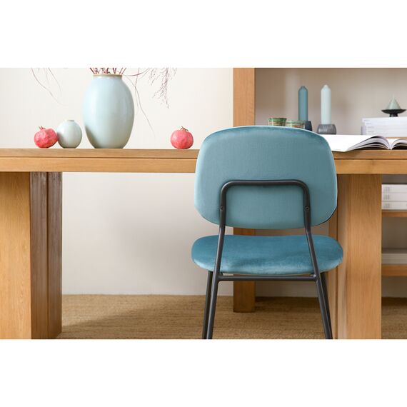 Стул Tilla, велюр, темно-бирюзовый, Bergenson Bjorn, изображение 4