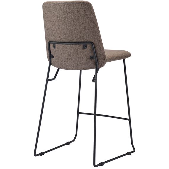 Стул барный Niels, рогожка, темно-коричневый, Bergenson Bjorn, изображение 12