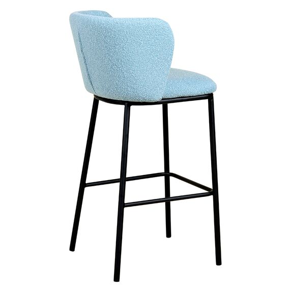 Стул барный Foggy, букле, голубая пудра, Bergenson Bjorn, изображение 5