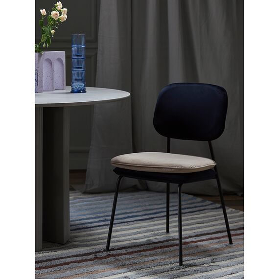 Стул Pea, велюр, темно-синий/бежевый, Bergenson Bjorn, изображение 6