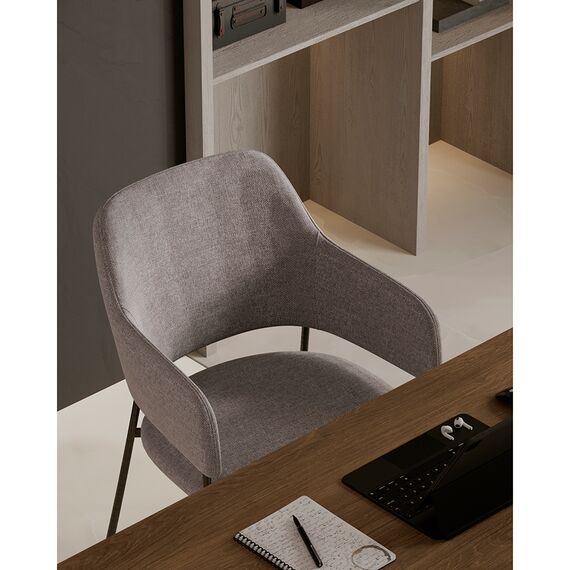 Стул Wendy, рогожка, темно-серый, Bergenson Bjorn, изображение 4