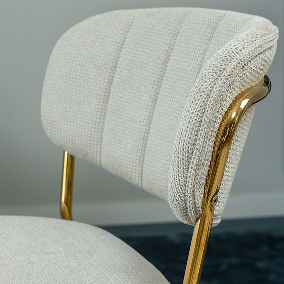 Стул барный Eirill, шенилл, серый, Bergenson Bjorn, изображение 4