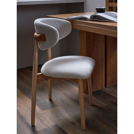 Стул Stone, мягкий шенилл, кремовый, Bergenson Bjorn, изображение 4