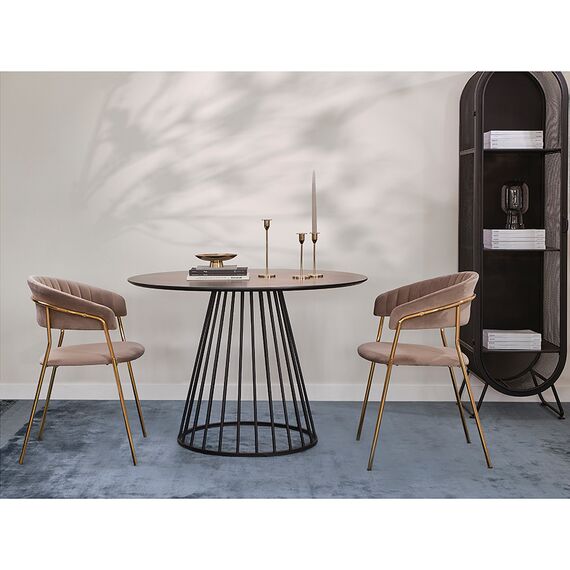 Стул Stefany, велюр, серый, Bergenson Bjorn, изображение 5