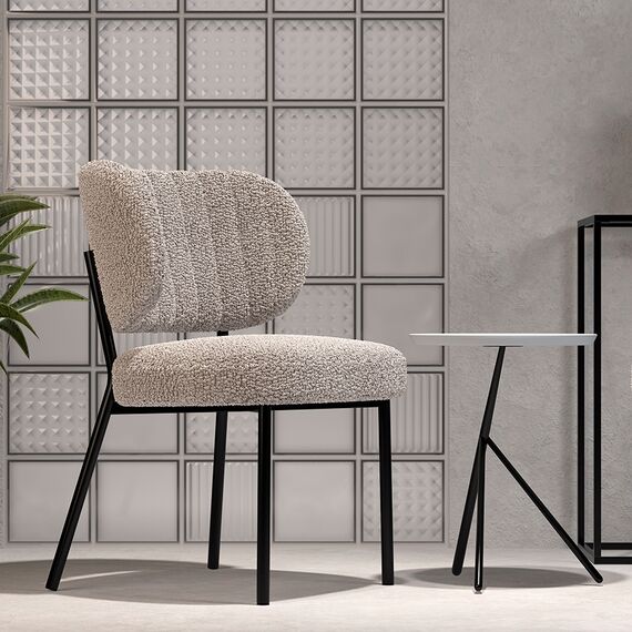 Стул Robbi, букле, серо-бежевый, Bergenson Bjorn, изображение 11