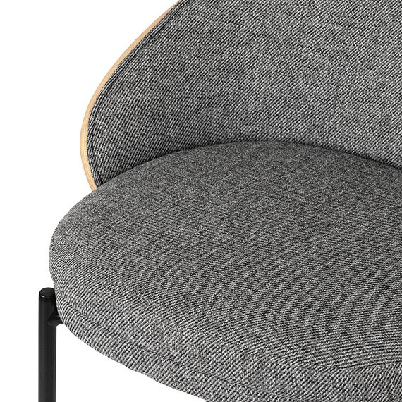 Стул барный Cloud, рогожка, грифельно-серый, Bergenson Bjorn, изображение 4