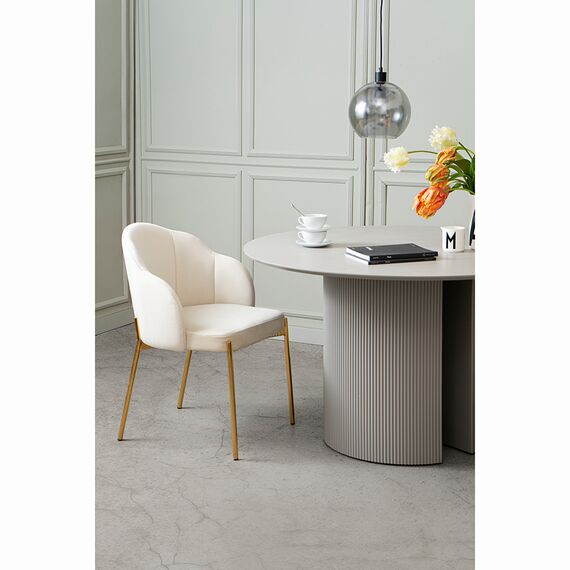 Стул Shelly, велюр, молочный, Bergenson Bjorn, изображение 6