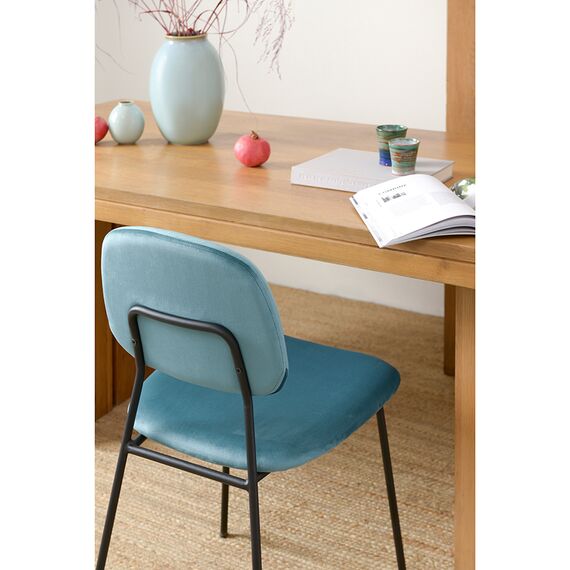 Стул Tilla, велюр, темно-бирюзовый, Bergenson Bjorn, изображение 3