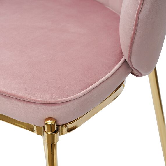 Стул барный Coral, велюр, розовый, Bergenson Bjorn, изображение 11