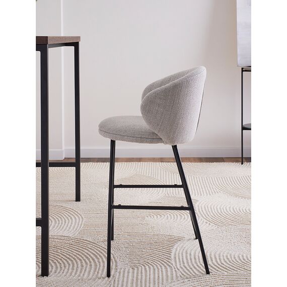 Стул барный Comfy, рогожка, топленое молоко, Bergenson Bjorn, изображение 5