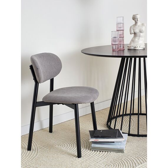 Стул Round, рогожка, дымчато-серый, Bergenson Bjorn, изображение 3