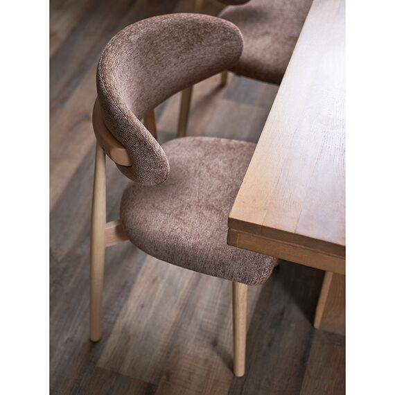 Стул Stone, мягкий шенилл, кофе с молоком, Bergenson Bjorn, изображение 8