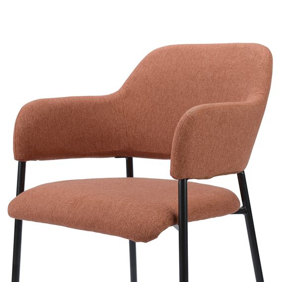 Стул Wendy, рогожка, терракота, Bergenson Bjorn, изображение 14