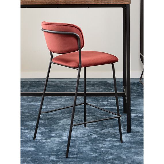 Стул барный Eirill, велюр, кирпичный, Bergenson Bjorn, изображение 2