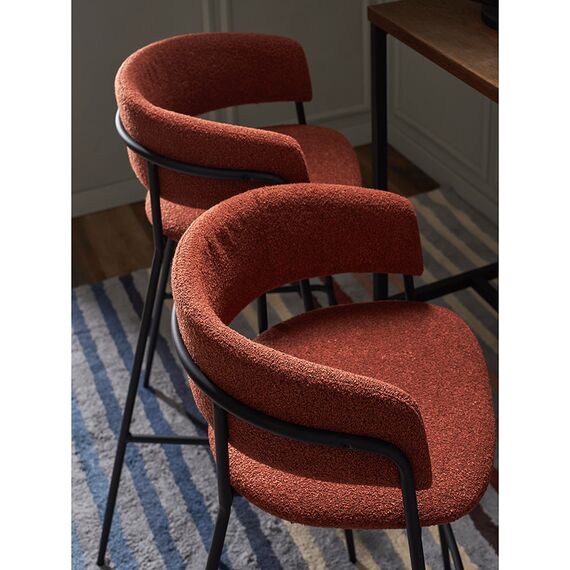 Стул барный Helning, букле, терракота, Bergenson Bjorn, изображение 7