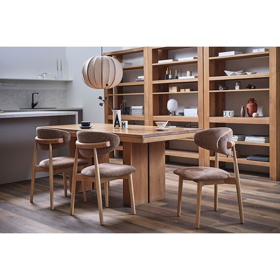 Стул Stone, мягкий шенилл, кофе с молоком, Bergenson Bjorn, изображение 3