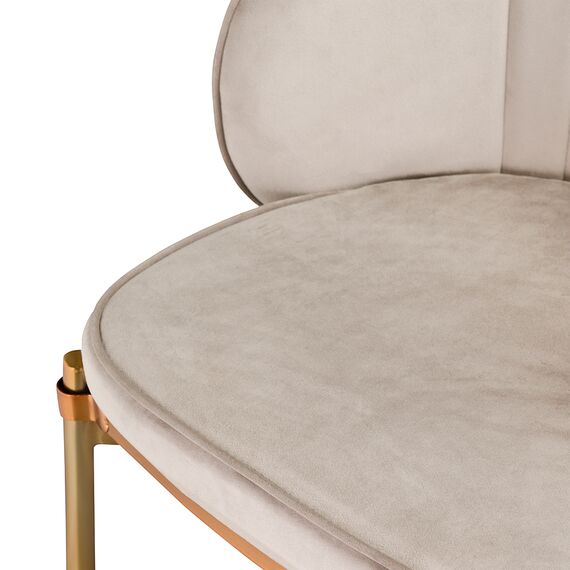 Стул барный Coral, велюр, серо-бежевый, Bergenson Bjorn, изображение 14