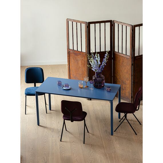 Стул Ror, Y, велюр, черный/темно-голубой, LATITUDE, изображение 2