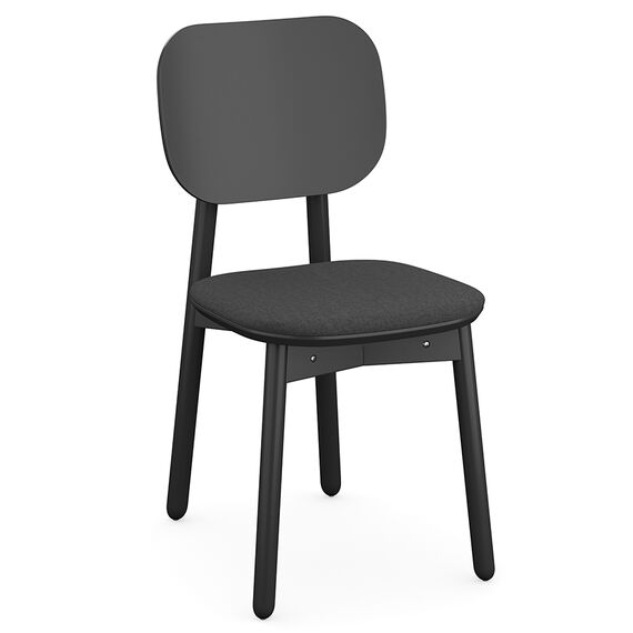 Стул Saga, рогожка, темно-серый, LATITUDE