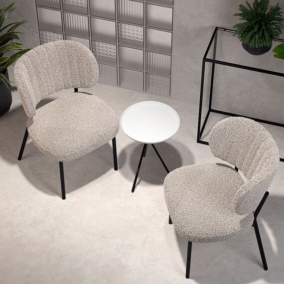 Стул Robbi, букле, серо-бежевый, Bergenson Bjorn, изображение 10