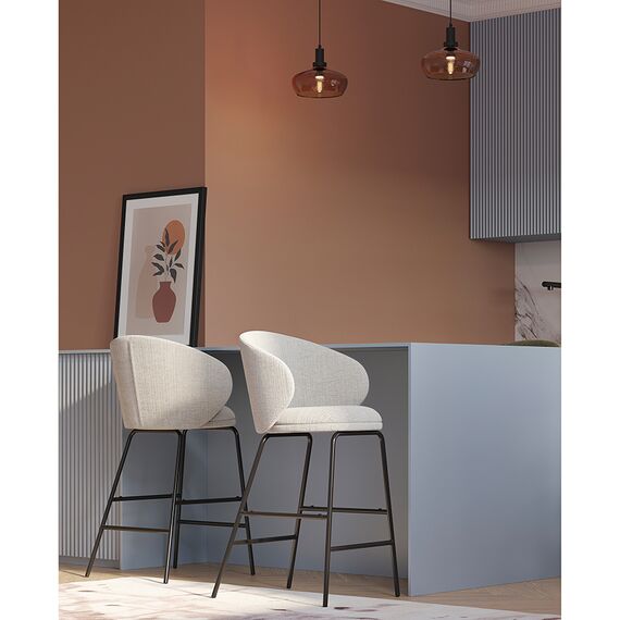 Стул барный Comfy, рогожка, топленое молоко, Bergenson Bjorn, изображение 7