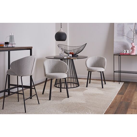 Стул барный Comfy, рогожка, топленое молоко, Bergenson Bjorn, изображение 2