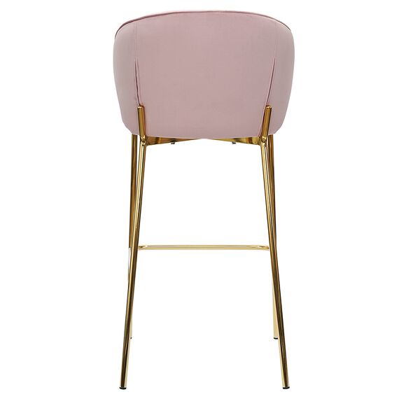 Стул барный Coral, велюр, розовый, Bergenson Bjorn, изображение 9