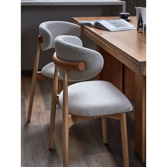 Стул Stone, мягкий шенилл, кремовый, Bergenson Bjorn, изображение 5