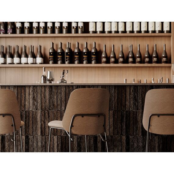 Стул барный Niels, рогожка, темно-коричневый, Bergenson Bjorn, изображение 5