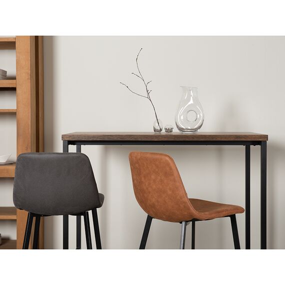 Стул барный Hugh, экокожа, темно-серый, Bergenson Bjorn, изображение 6