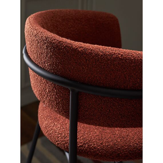 Стул барный Helning, букле, терракота, Bergenson Bjorn, изображение 8