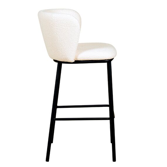 Стул барный Foggy, букле, молочный, Bergenson Bjorn, изображение 4